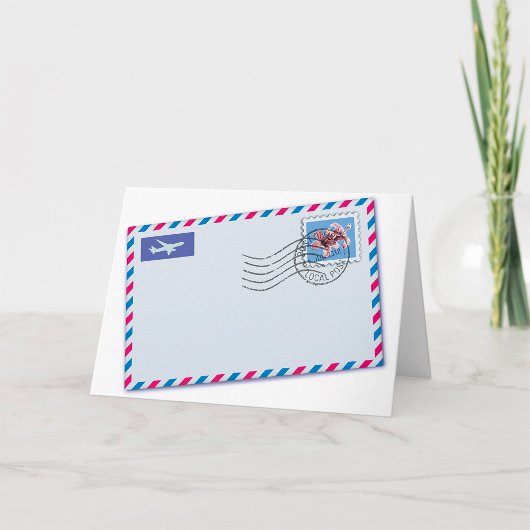 Airmail Envelope Greeting Cards カード