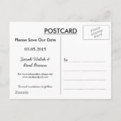 Airmail Photo日付はがきを保存 案内ポストカード (裏面)