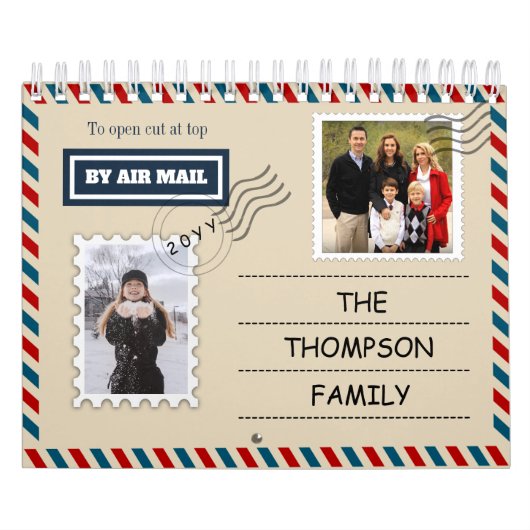 Airmail & Postagramの写真を追加2025 カレンダー (カバー)