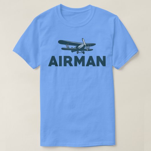 Airman Pilot Design  Tシャツ (デザイン正面)