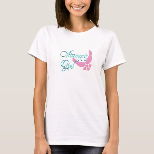 Airmansの女の子 Tシャツ (正面)