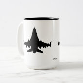 Airogue著F-16 ツートーンマグカップ (正面左)