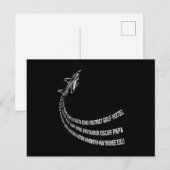 Airplane Airport Pilot 案内ポストカード (正面/裏面)