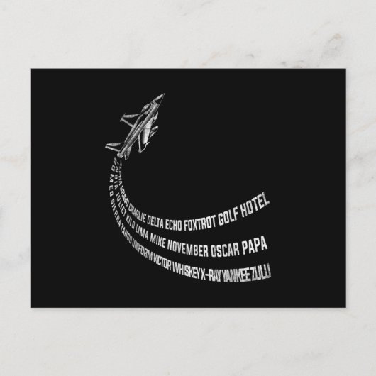 Airplane Airport Pilot 案内ポストカード (正面)