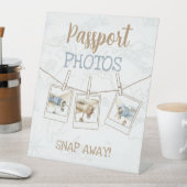 Airplane Aviator Pilot 1st Passport Photo Booth 台座サイン (インサイチュ)