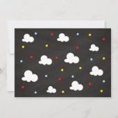 Airplane Birthday Photo Invitation | Time Files 招待状 (裏面)