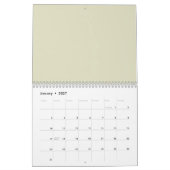 Airplane Christmas Tree Retro Pilot Flying Flight  カレンダー (1月 2027)