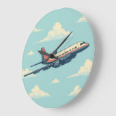 Airplane Clock ラージ壁時計 (傾斜)