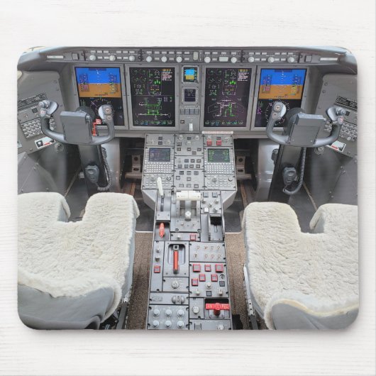 Airplane Cockpit Mouse Pad マウスパッド (正面)