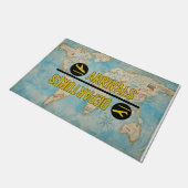 Airplane Doormat, Airport Doormat ドアマット (アングル)