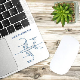 Airplane Funny How Planes Fly Pilot or Flight Crew シール