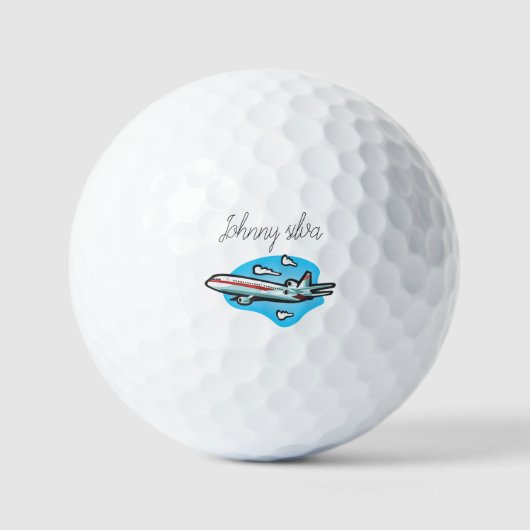  Airplane Golf Balls ゴルフボール (正面)