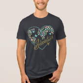 Airplane Mode Adventure Heart Graphic for Women  トライブレンドＴシャツ (正面)