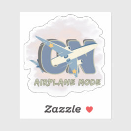 Airplane Mode ON - 楽しい旅行 & 邪魔しないで シール