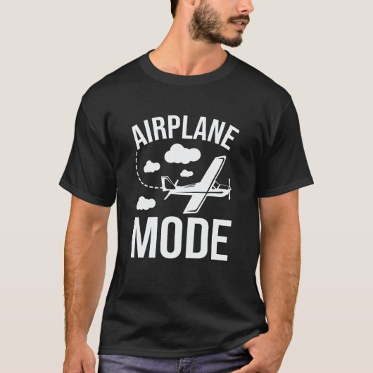 Airplane Mode Pilot Airplane Plane Aviation  33 Tシャツ (正面)