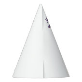 Airplane Oh My Time Flies Travel First Birthday  パーティーハット (裏面)