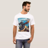 Airplane Painting - Gift for Aviation Enthusiasts Tシャツ (正面フル)