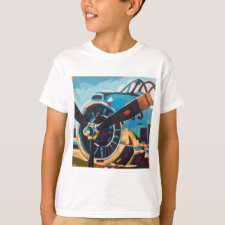 Airplane Painting - Gift for Aviation Enthusiasts Tシャツ