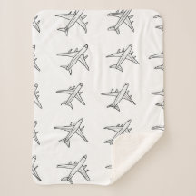 Airplane Pattern Blankets