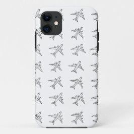 Airplane Pattern Design Phone Case  iPhone 11 ケース