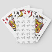 Airplane Pattern Playing Cards トランプ (裏面)