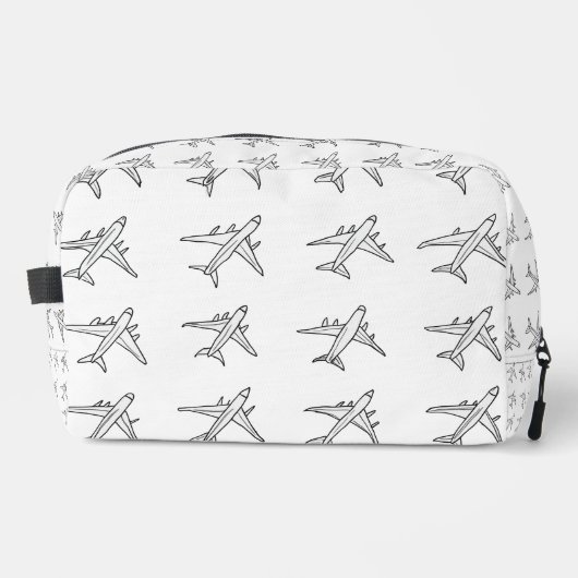 Airplane Pattern Pouch ドップキット (正面)