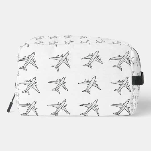 Airplane Pattern Pouch ドップキット (裏面)