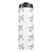 Airplane Pattern Tumblers タンブラー (正面)
