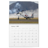 Airplane  Photo Pilot Aviator Fun Simple 12 Month カレンダー (1月 2027)