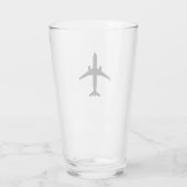 Airplane Pint Glass タンブラーグラス (裏面)