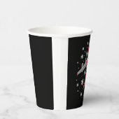 Airplane Plaid Christmas Pilot 紙コップ (右)