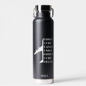 Airplane Retired Nato Phonetic Alphabet Aviation ウォーターボトル (正面)