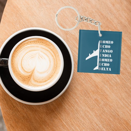 Airplane Retired Nato Phonetic Alphabet Aviation キーホルダー