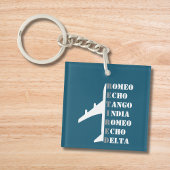 Airplane Retired Nato Phonetic Alphabet Aviation キーホルダー