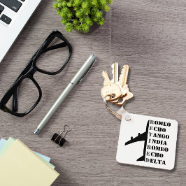 Airplane Retired Nato Phonetic Alphabet Aviation キーホルダー