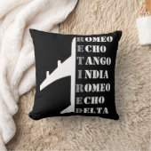 Airplane Retired Nato Phonetic Alphabet Aviation クッション (ブランケット)