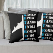 Airplane Retired Nato Phonetic Alphabet Aviation クッション