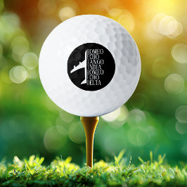 Airplane Retired Nato Phonetic Alphabet Aviation ゴルフボール