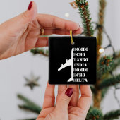 Airplane Retired Nato Phonetic Alphabet Aviation セラミックオーナメント