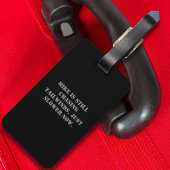 Airplane Retired Nato Phonetic Alphabet Funny ラゲッジタグ