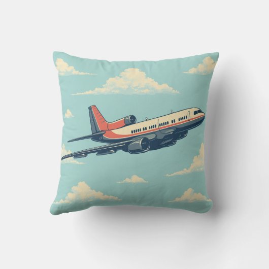 Airplane Throw Pillow クッション (裏面)