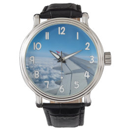 Airplane Wing Wrist Watch – Blue Sky Travel Aviati 腕時計