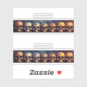 Airpods Proケース装飾スキン – スカルキャンディ シール (シート)