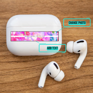 Airpods Proケース装飾スキン – ピンクハート シール
