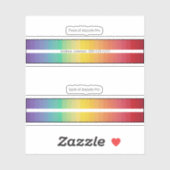 Airpods Proケース装飾スキン – 虹 シール (シート)