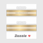 Airpods Proケース装飾スキン – 金ゴールド シール (シート)