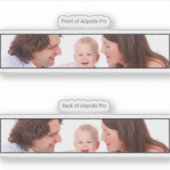 Airpods Proケース装飾皮膚 – 個人写真 シール (正面)