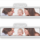 Airpods Proケース装飾皮膚 – 個人写真 シール (正面)