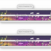 Airpods Proケース装飾皮膚 – 楽譜 シール (正面)