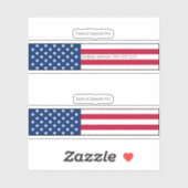 Airpods Proケース装飾皮膚 – 米国国旗 シール (シート)